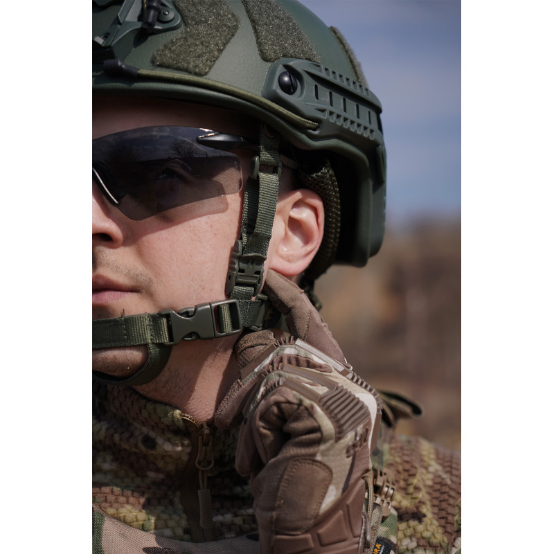 Кевларовий шолом FAST Kevlar GEN III AGGRESSIVE Олива L