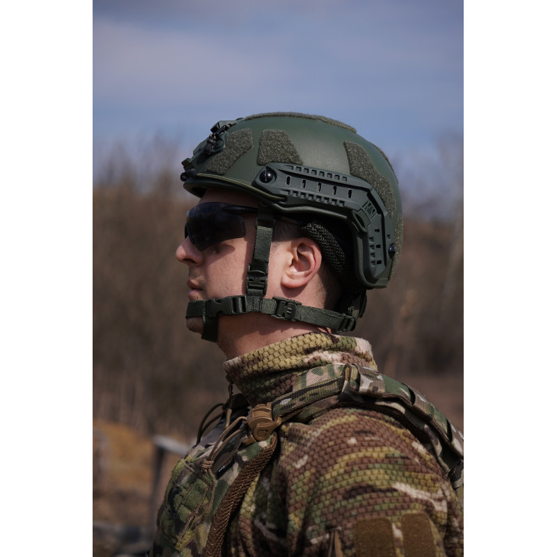 Кевларовий шолом FAST Kevlar GEN III AGGRESSIVE Олива L