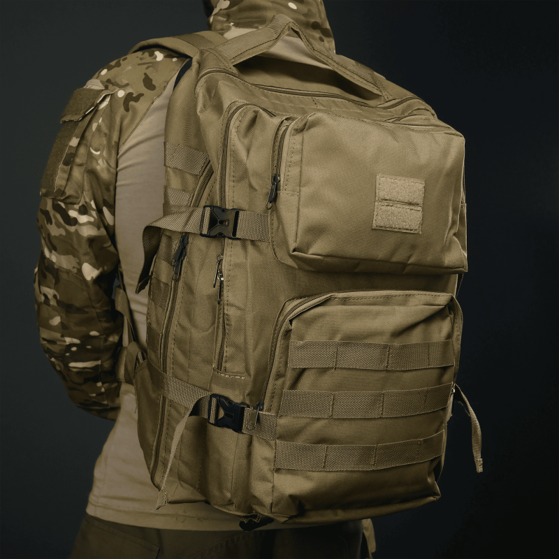 Тактический рюкзак на 30л (койот)