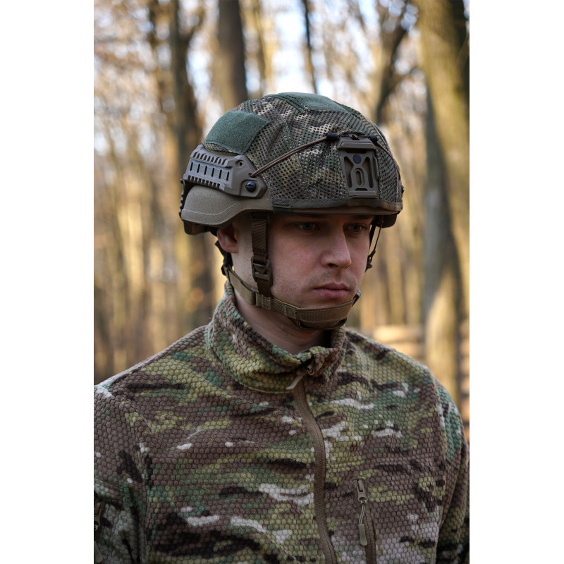 Баллистический шлем Sestan-Busch Helmet Coyote Защитная Каска L MID CUT