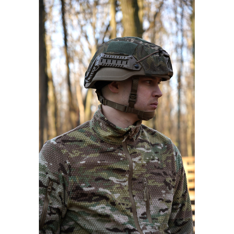 Баллистический шлем Sestan-Busch Helmet Coyote Защитная Каска L MID CUT