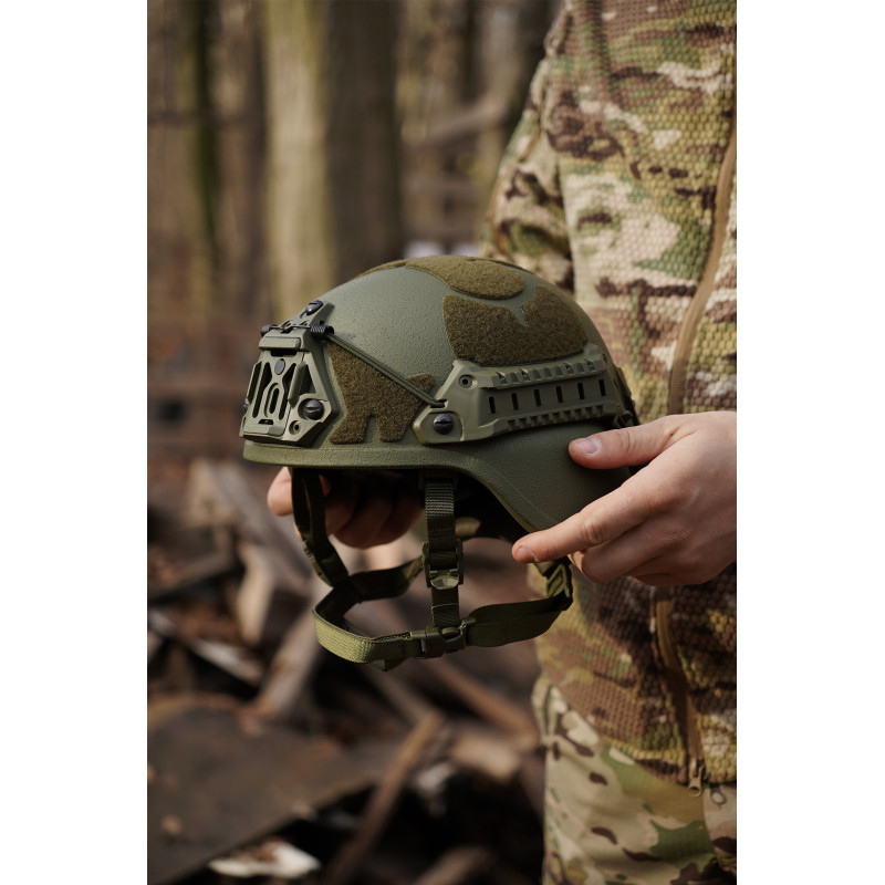 Баллистический шлем Sestan-Busch Helmet Olive Защитная Каска XL MICH