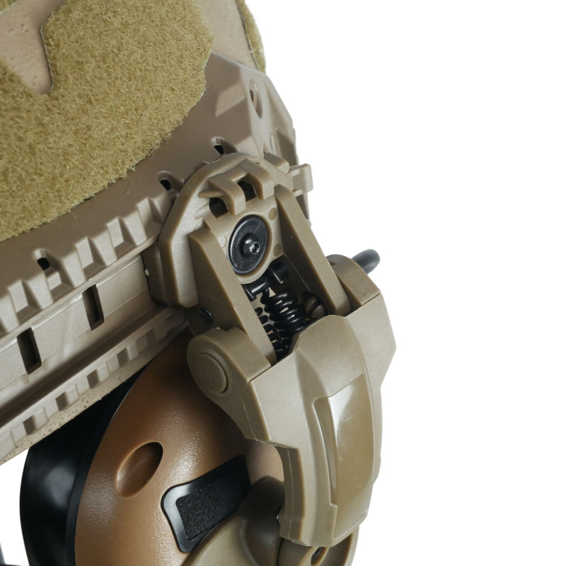 Кріплення Чебурашки для активних наушників EARMOR койот (Ops core arc & team wendy)