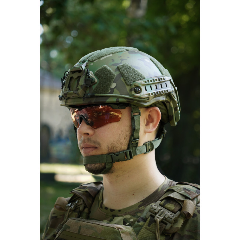 Балістичний шолом покращений FAST PE GEN III AGGRESSIVE Multicam L фото №8