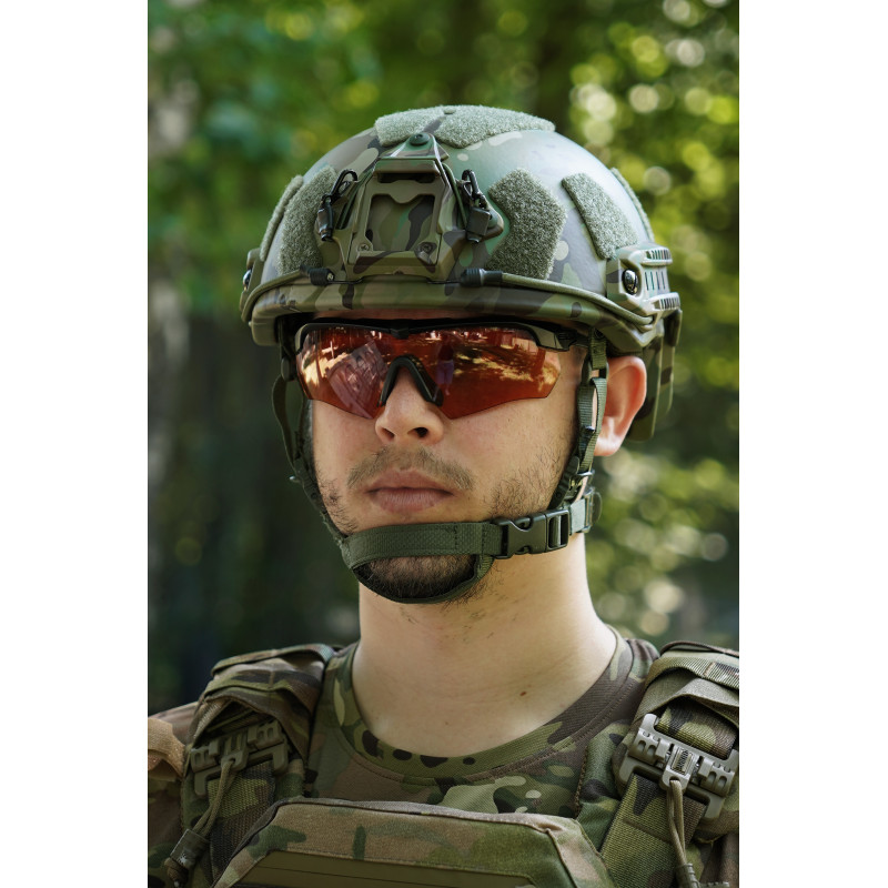 Балістичний шолом покращений FAST PE GEN III AGGRESSIVE Multicam L фото №9