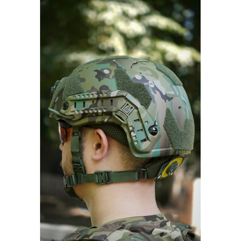 Балістичний шолом покращений FAST PE GEN III AGGRESSIVE Multicam L фото №11