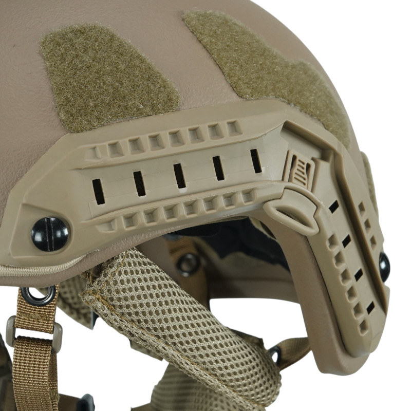 Балістичний шолом покращений FAST PE GEN III AGGRESSIVE Coyote M