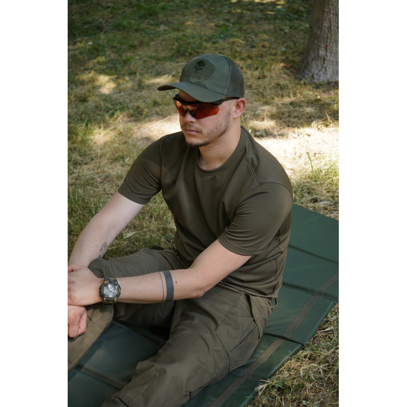 Каремат розкладний похідний посиленний (9 секцій) Oxford Khaki фото №9