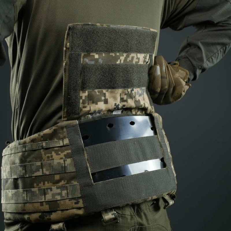 Модульний пояс для РПС Kiborg R-3 GEN.2 (S) з балістикою 2 класу, піксель