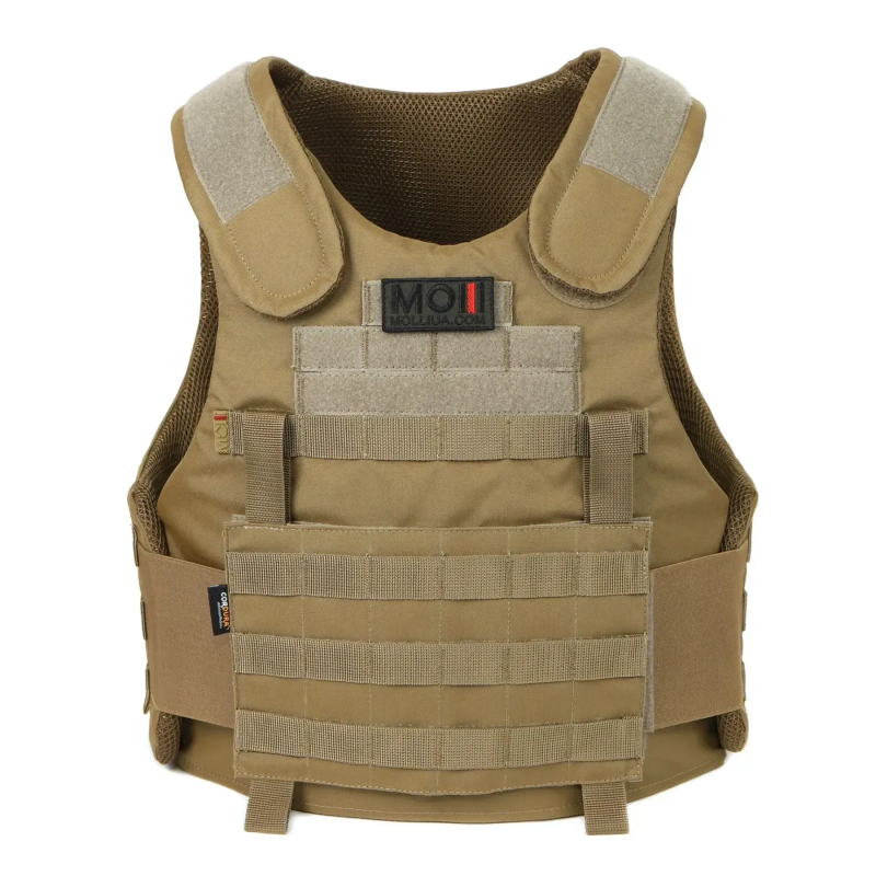 Профессиональная баллистическая майка с баллистической защитой 1 класса MOLLI/ MILITEX (M) — Койот