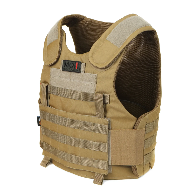 Профессиональная баллистическая майка с баллистической защитой 1 класса MOLLI/ MILITEX (M) — Койот