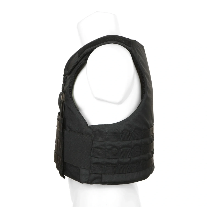 Профессиональная баллистическая майка с баллистической защитой 2 класса MOLLI/ MILITEX (M) — Черный