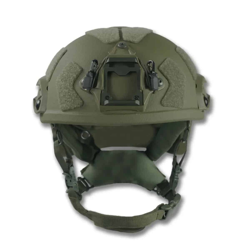 Балістичний шолом покращений FAST PE GEN III AGGRESSIVE Olive XL фото №4