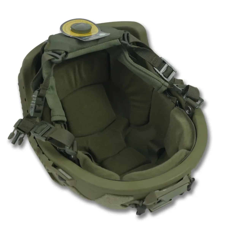 Балістичний шолом покращений FAST PE GEN III AGGRESSIVE Olive XL фото №5