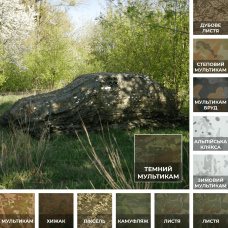 Маскировочная сетка Militex для авто 10х20м (площадь 200 кв.м.)