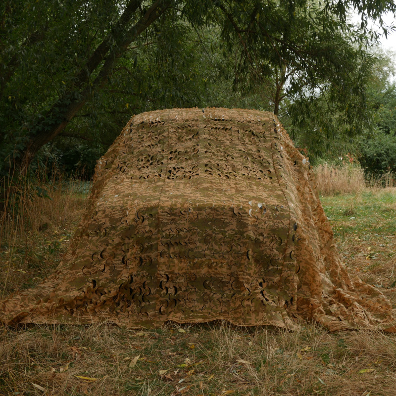 Маскувальна сітка Militex для окопів та бліндажів Мультикам 5х10м (площа 50 кв.м.)