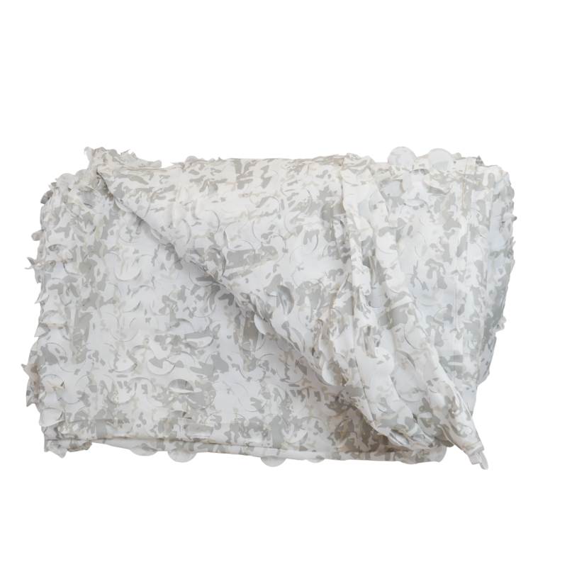 Маскировочная сетка Militex для окопов и блиндажей Зимний мультикам 10х10м (площадь 100 кв.м.)