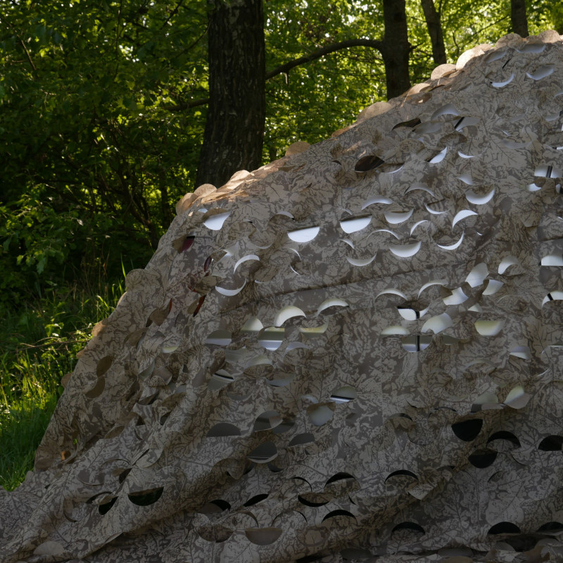 Осіння маскувальна сітка Militex Дубове листя 2х2,5м (площа 5 кв. м.)