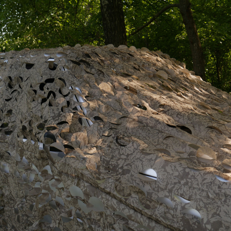 Осіння маскувальна сітка Militex Дубове листя 4х8м (площа 32 кв.м.)