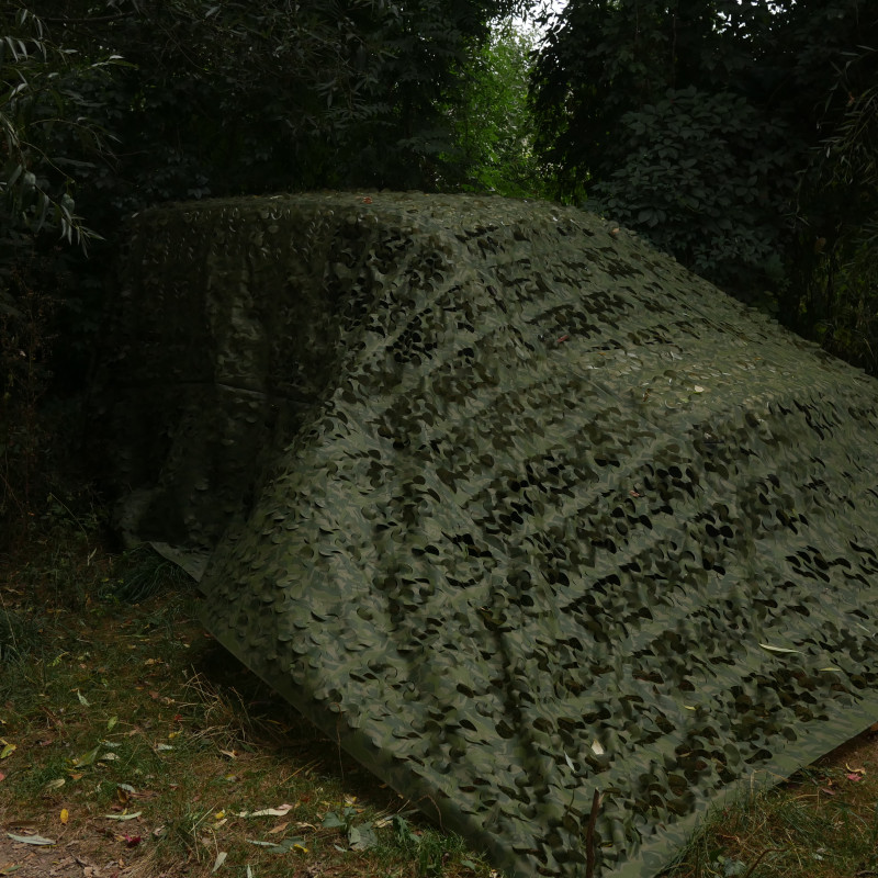 Весняна маскувальна сітка Militex Камуфляж 10х10м (площа 100 кв.м.)