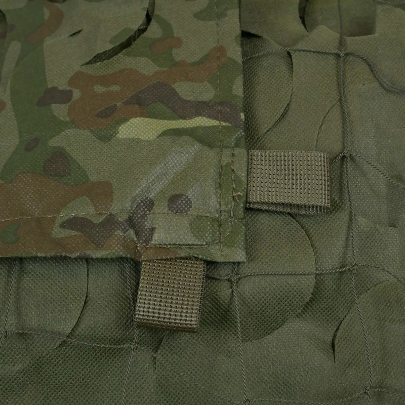 Антидроновая маскировочная сетка Militex с основой Альпийская клякса 3х5м (площадь 15 кв.м.)