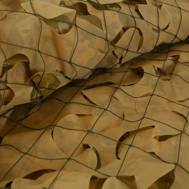 Антидронова маскувальна сітка Militex з основою Степовий мультикам 6х8м (площа 48 кв.м.)