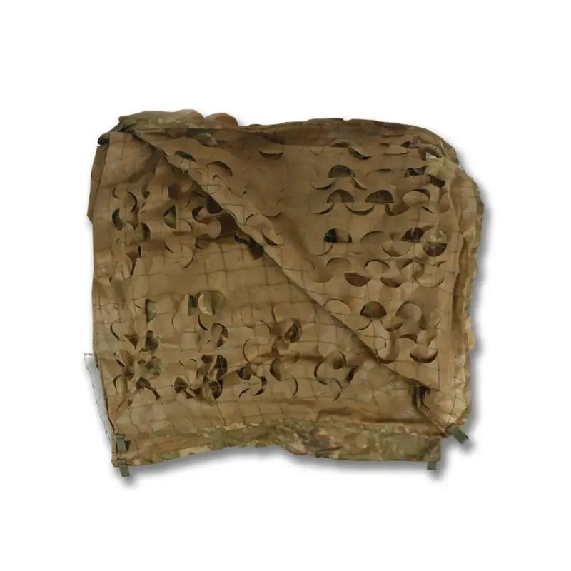 Антидроновая маскировочная сетка Militex с основой Степной мультикам 5х10м (площадь 50 кв.м.)