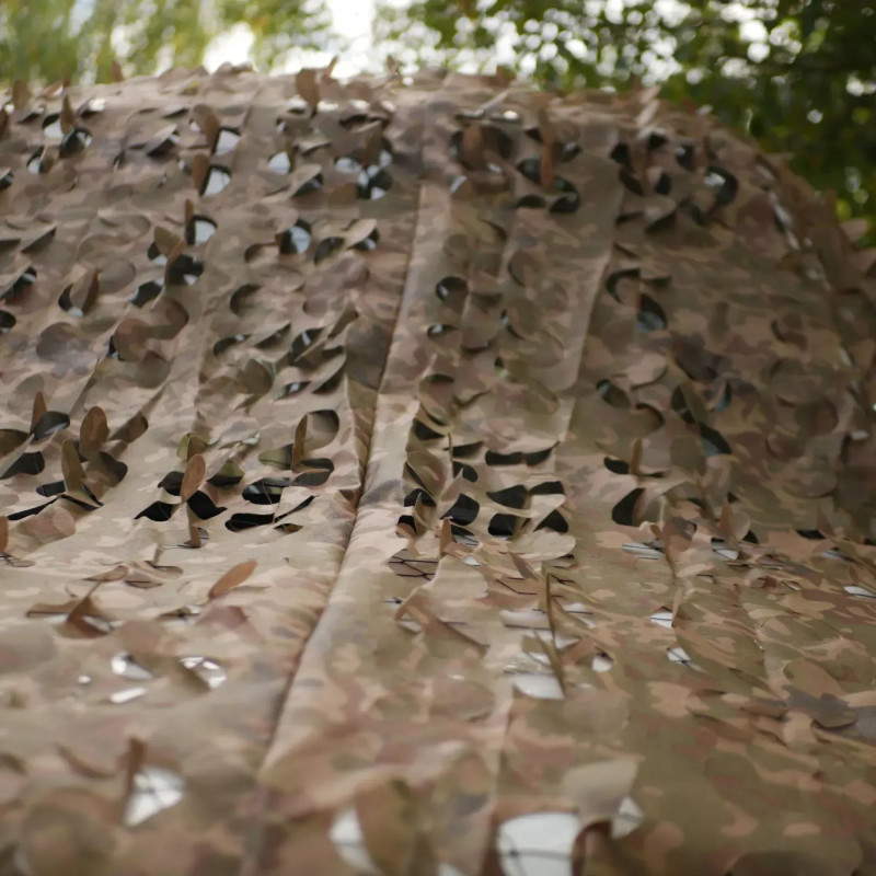 Антидроновая маскировочная сетка Militex с основой Степной мультикам 6х10м (площадь 60 кв.м.)