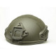 Баллистический Шлем MASKPOL Fast high-cut HP-05 Хаки М Польша Защитная Каска