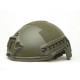 Баллистический Шлем MASKPOL Fast high-cut HP-05 Хаки М Польша Защитная Каска