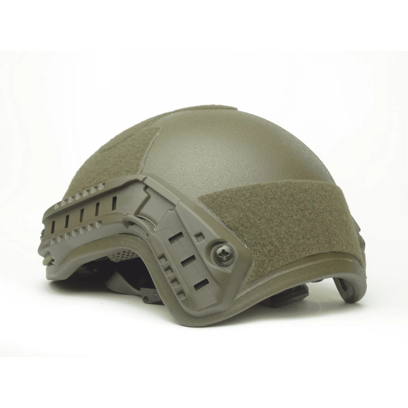 Баллистический Шлем MASKPOL Fast high-cut HP-05 Хаки М Польша Защитная Каска