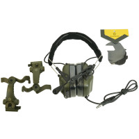 Активные наушники Earmor M32X MOD4 с чебурашками Наушники с креплением на шлем