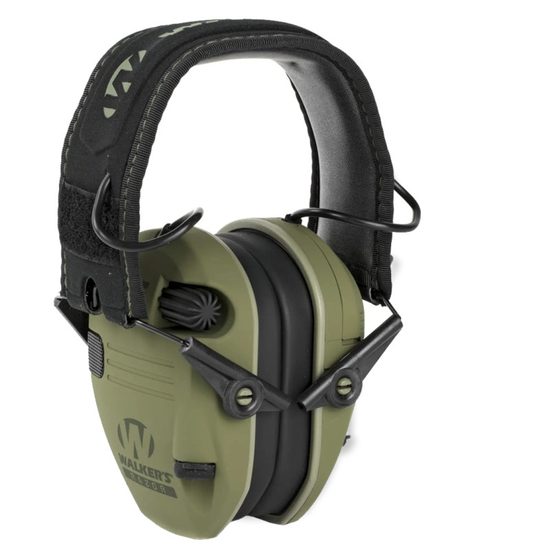Активні навушники з універсальним кріпленням Walker's Razor Slim Patriot Original Олива (Оливковий)