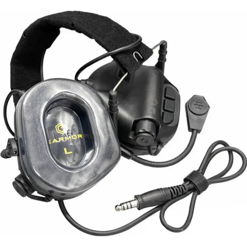 Активные наушники с Микрофоном EARMOR M32 с универсальным креплением Черный