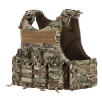 Бронежилет с расширенной площадью защиты Modular X-1 MILITEX (Cordura Multicam USA, без подсумков)