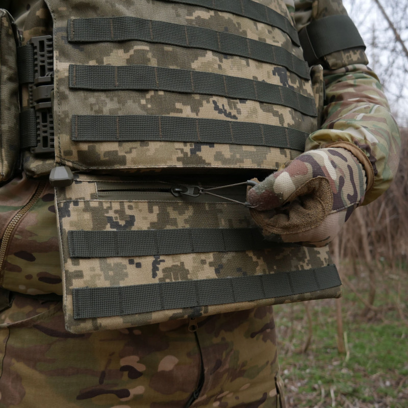 Защита живота Kiborg (Пиксель, с баллистическим пакетом 1 класса Militex)