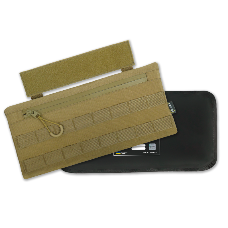 Защита живота Kiborg (Койот, с баллистическим пакетом 1 класса Militex)