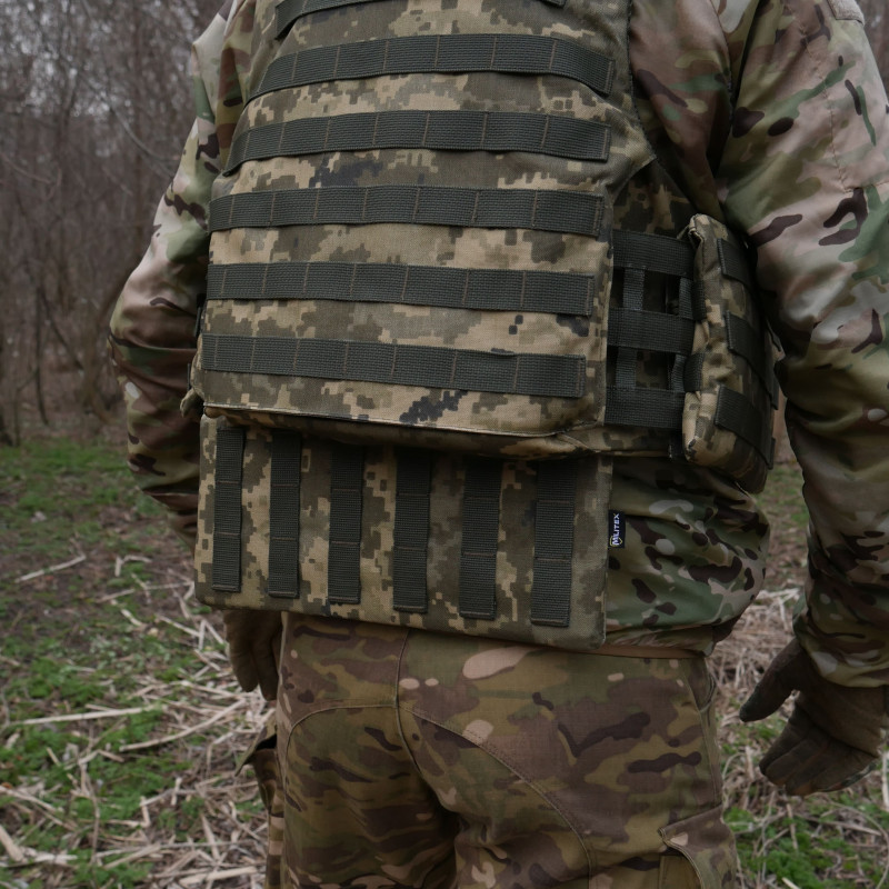 Защита поясницы Kiborg (Пиксель с баллистическим пакетом 1 класса Militex)