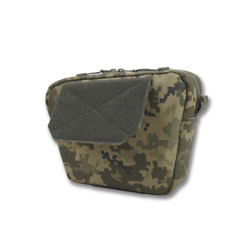 Сумка-напашник Kiborg GU XL (Пиксель, с баллистическим пакетом 1 класса Militex)