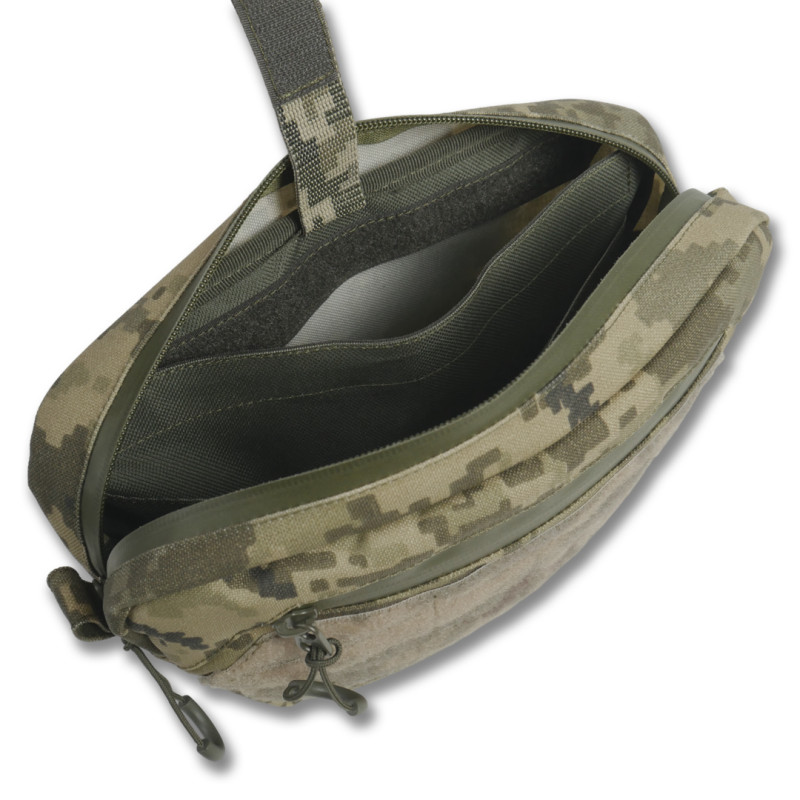 Сумка-напашник Kiborg GU XL (Пиксель, с баллистическим пакетом 1 класса Militex)