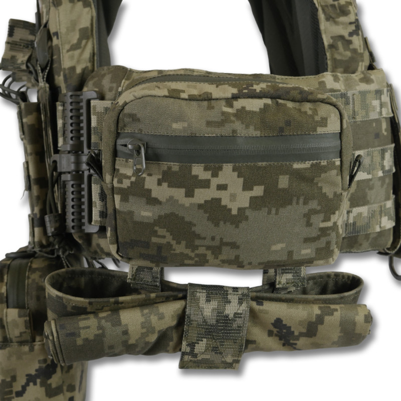 Плитоноска Kiborg GU gen.2 (Піксель, комплект з 6 підсумків)