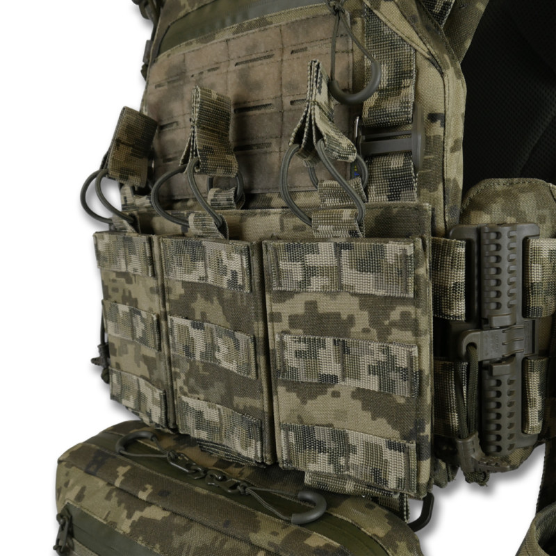 Плитоноска Kiborg GU gen.2 (Піксель, комплект з 6 підсумків)