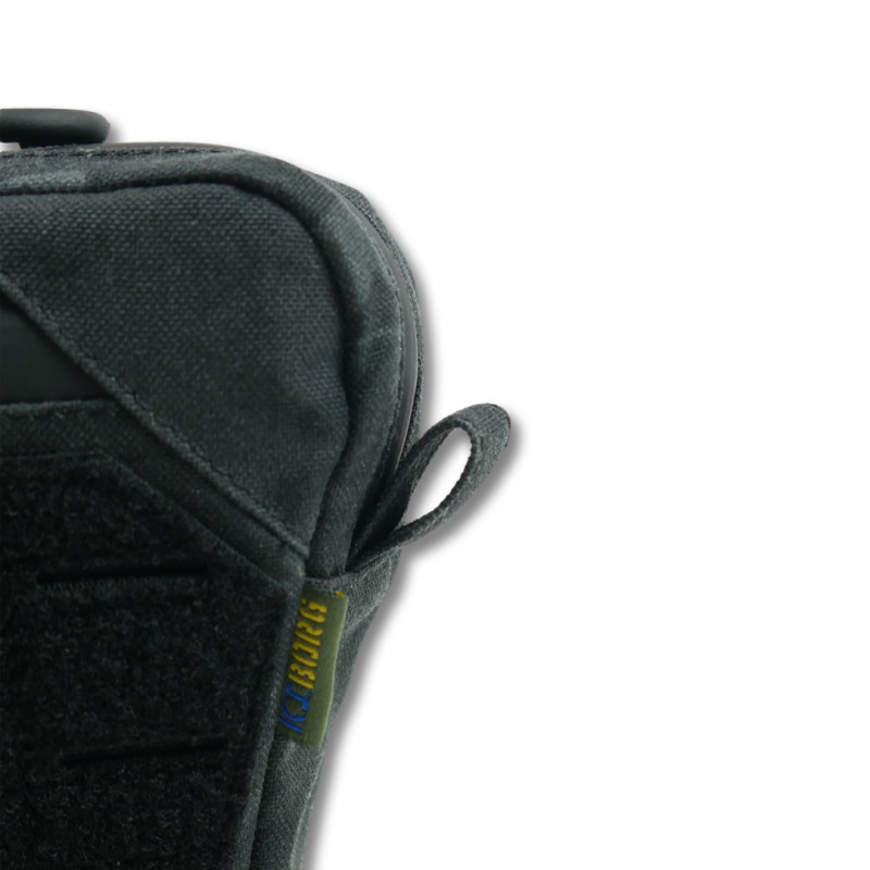 Сумка-напашник Kiborg GU XL (Чорний Мультикам, з балістичним пакетом 1 класу Militex)