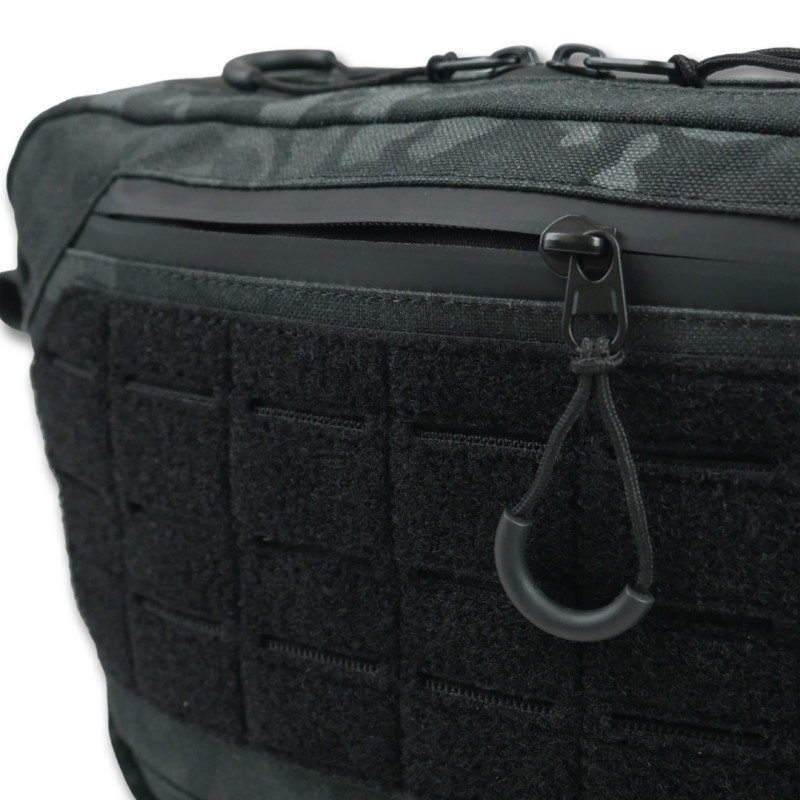 Сумка-напашник Kiborg GU XL (Чорний Мультикам, з балістичним пакетом 1 класу Militex)