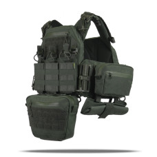 Плитоноска Kiborg GU gen.2 (Хаки, комплект из 6 подсумков)