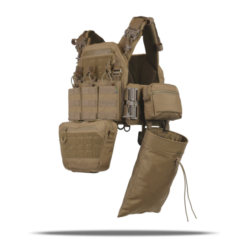 Плитоноска Kiborg GU gen.2 (Койот, комплект з 6 підсумків)
