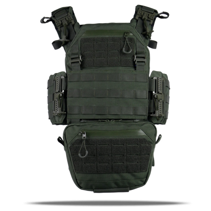 Плитоноска Kiborg GU Gen.2 з 2 підсумками (балістичний захист 2 класу, Хакі)