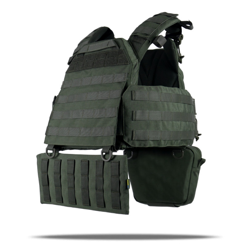 Плитоноска Kiborg GU Gen.2 з 2 підсумками (балістичний захист 2 класу, Хакі)