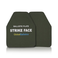 Облегченные керамические бронеплиты 6-го класса Хаки (2.3 кг, 25х30 см)