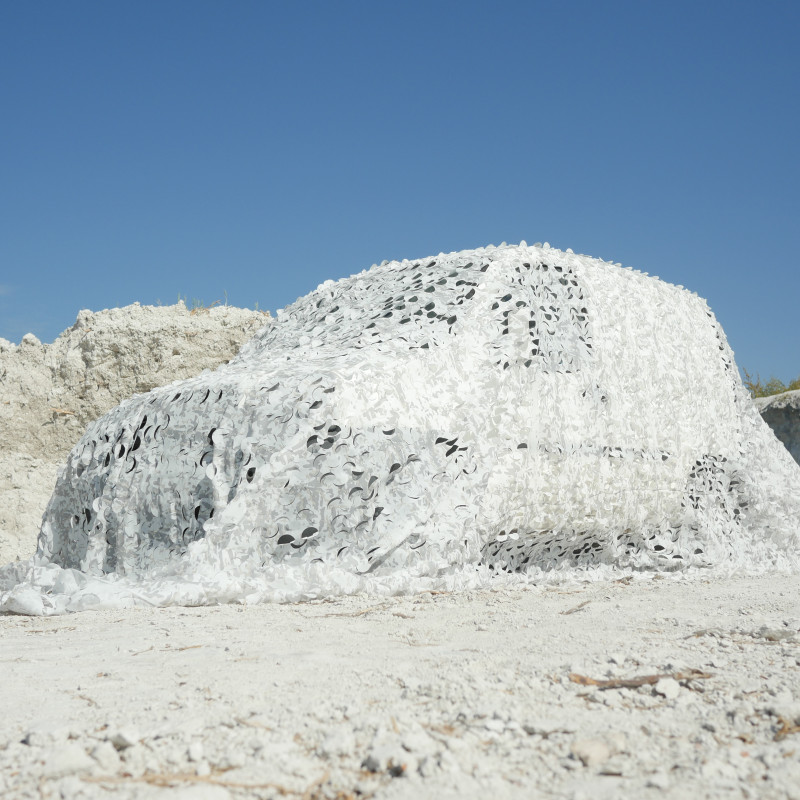 Маскировочная сетка Militex для авто Зимний мультикам 5х7м (площадь 35 кв.м.)